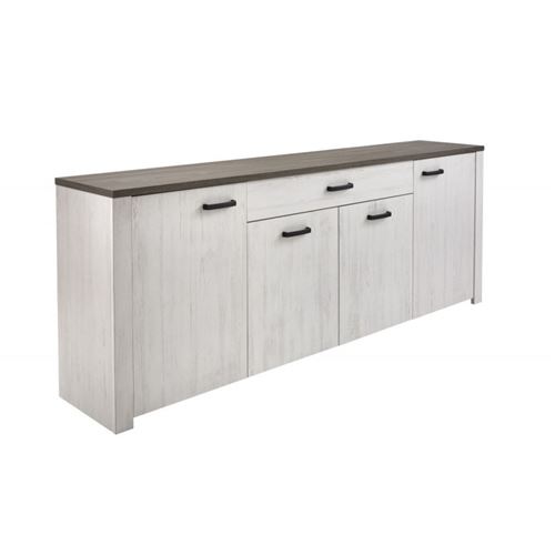 Bahut VALET 4 portes / 1 tiroir pin andersen / Chêne prata