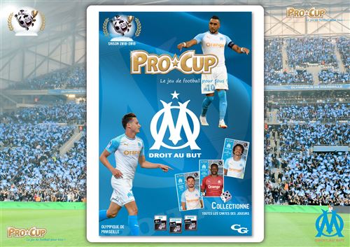 Procup - Jeu de société football Olympique de Marseille 2018-2019