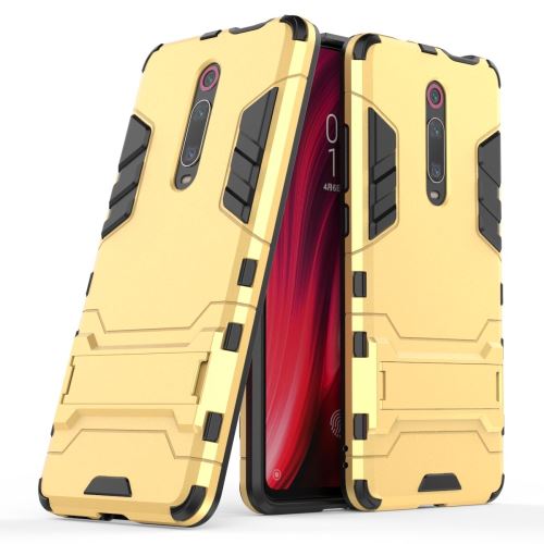 Coque Pour Xiaomi Redmi K20 Anti Choc Gold Avec Film Verre Trempé Housse Etui Antichoc Doré Or hfs-house®