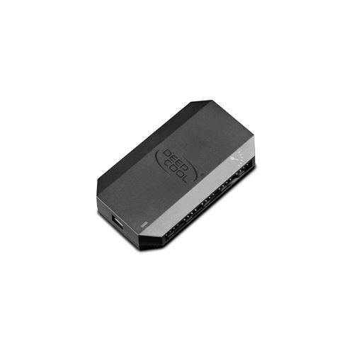 DEEPCOOL - FH-10 Hub pour ventilateurs - HUB 4pins/3pins ventilateurs - 10ports - DP-F10PWM-HUB