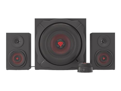 Genesis Noir Helium 610Bt Set D'enceintes 60 W Pc/Ordinateur Portable Rouge 2.1 Canaux 2-Voies 30 W Bluetooth - Neuf - Image 3