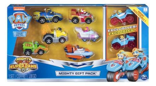 Pat' Patrouille True Metal Mighty Gift Pack - 8 véhicules