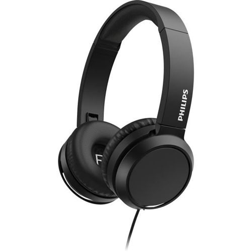 Philips TAH4105BK - Écouteurs avec micro - sur-oreille - filaire - isolation acoustique - noir