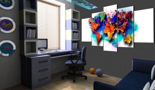 Tableau - Monde pittoresque .Taille : 100x50