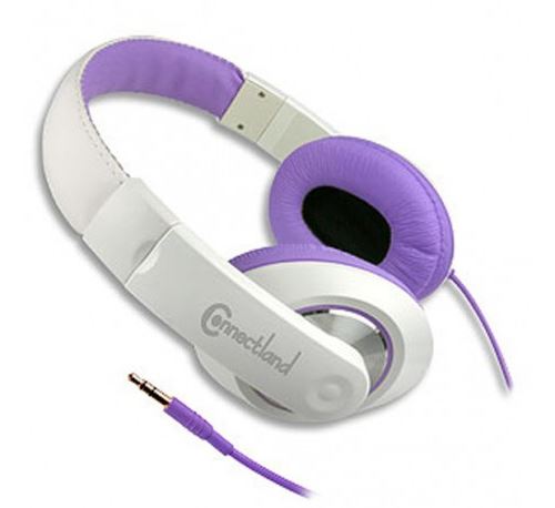 Casque CONNECTLAND TM560MV PURPLE filaire de 1.5m prise jack Réf : CAS-CNL-TM560MV-PUR/ 0902083
