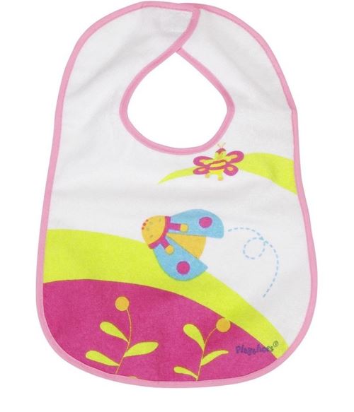 PLAYSHOES - 507196 - BAVOIR À FERMETURE SCRATCH - MOTIF COCCINELLE