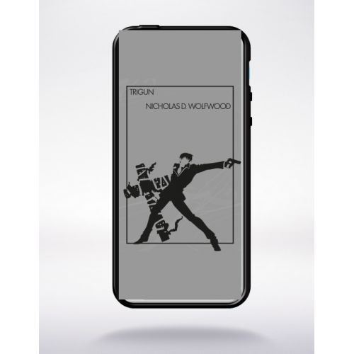 Coque trigun wolfwood compatible apple iphone 5c bord noir silicone