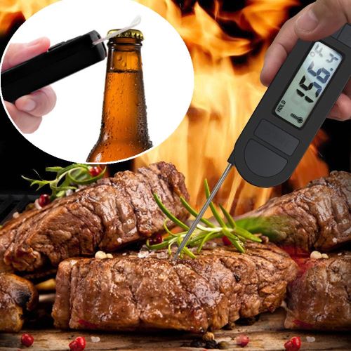 Numérique alimentaire Thermomètre de cuisson instantanée viande thermomètre pour la cuisine BBQ_Kiliaadk30