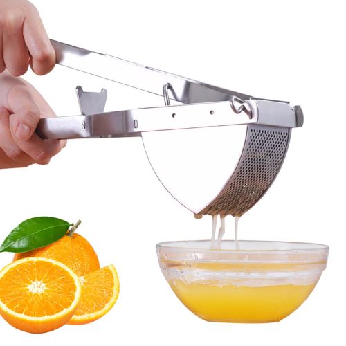En acier inoxydable lime et de citron Presse-agrumes manuel Presse-agrumes Presse en acier inoxydable de pommes de terre Purée_Kiliaadk1078