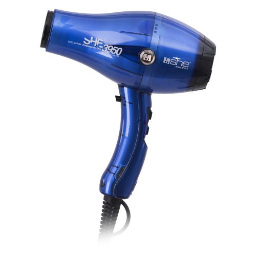 She she-3950.blu/trasparente Sèche-cheveux, bleu/transparent