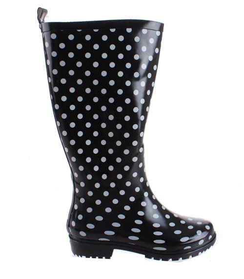 Playshoes bottes de pluie en caoutchouc pour dames noir