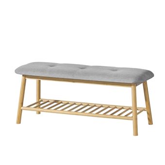 Sobuy Fsr24 Hg Banc Rembourre Design Avec 1 Etage De Rangement