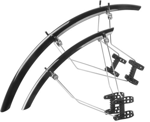 M-Wave FENDER SET MUD MAX RACE QR PLASTIQUE 28 INCHX4MM