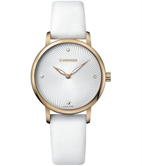 Wenger Montre Femme 01.1721.101 Argent, Blanc