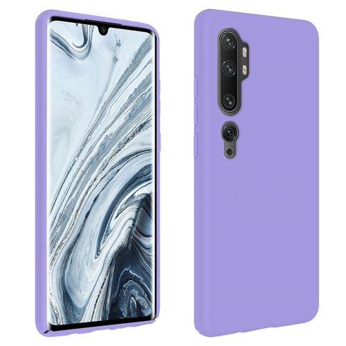 Coque Pour Xiaomi Mi Note 10 / Note 10 Pro Semi-rigide Finition Soft Touch Violet