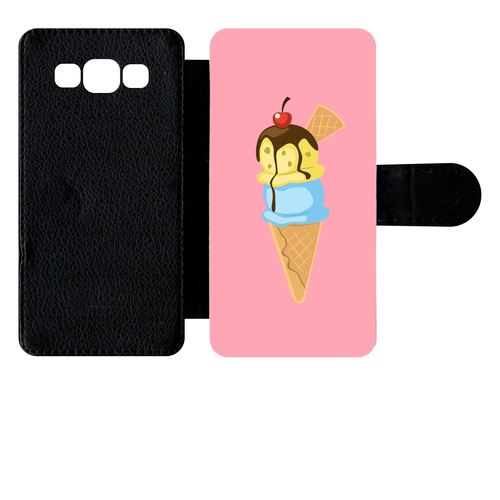 Etui À Rabat Samsung Galaxy A5 Glace Cornet Rose