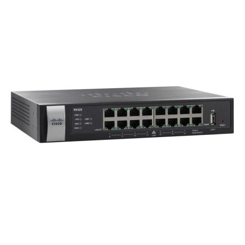 Cisco Small Business RV325 - Router - 14-poorts schakelaar - GigE - WAN-poorten: 2