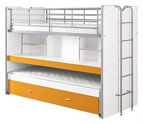 Vipack Orange Bonny Compact80 Lits Superposés 2 Couchages