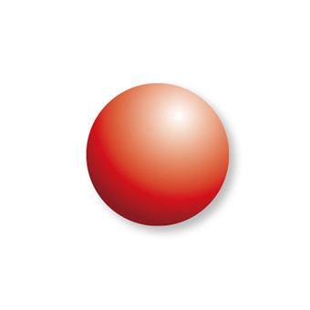 La Pajarita - Peinture - rouge - transparent - brillant - 25 ml - 1