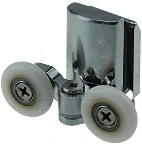 SmoothLY - Lot de 4 roulettes de porte de douche de 23 mm
