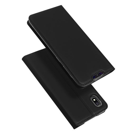 Etui en PU Skin Pro Series avec un support noir pour votre Samsung Galaxy A10