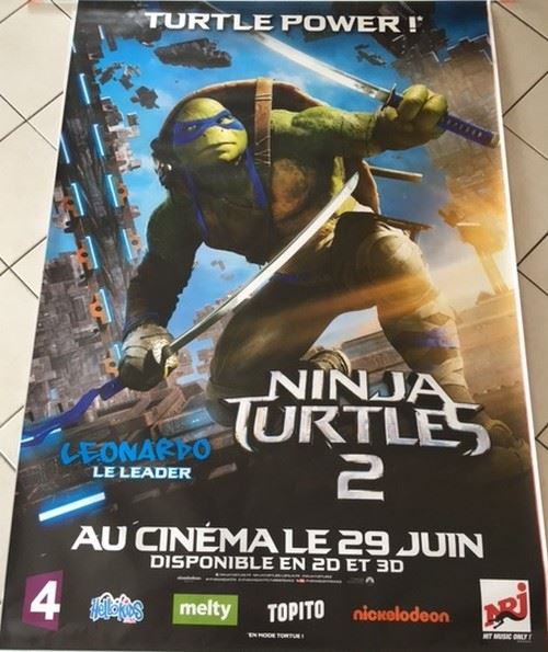 Ninja Turtles 2 - 120x175 cm - AFFICHE / POSTER