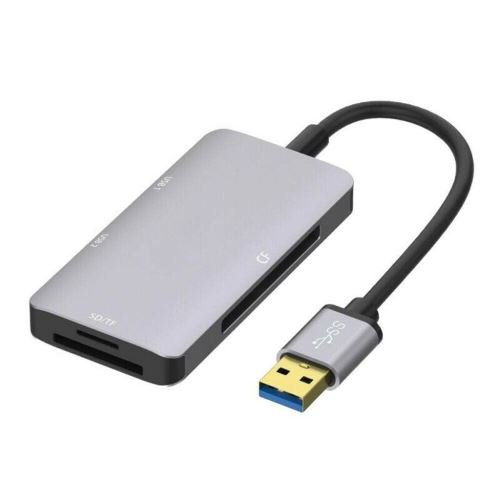 Type-C USB 3.0 HDMI 4K carte SD TF USB 3.0 Lecteur 6in1 Hub Adaptateur pour PC