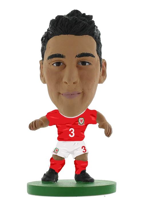 SOCCERSTARZ Soc1044 Le Produit sous Licence Officielle Equipe du Pays de Galles de Figure de Neil Taylor en Home Kit