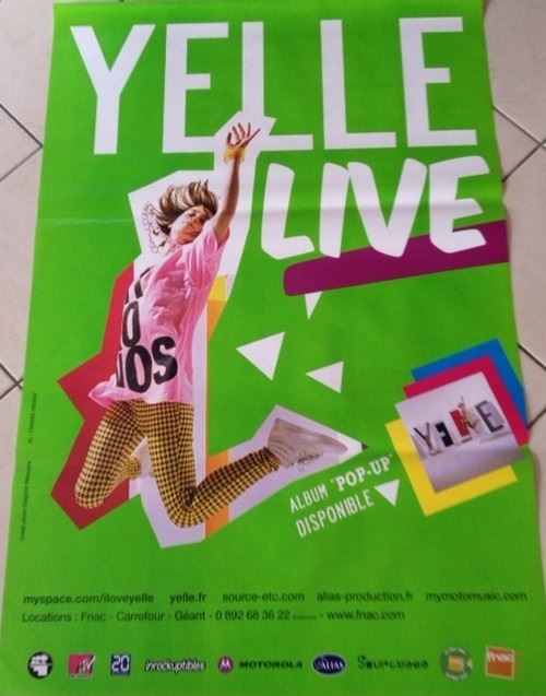 YELLE - 80x120 cm - AFFICHE / POSTER