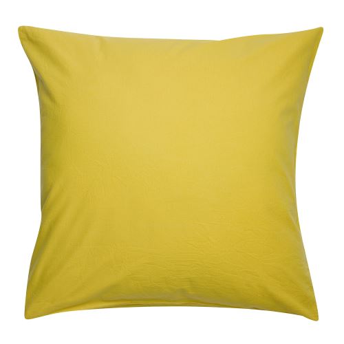 Taie d'oreiller Stonewashed Pakita badiane 65 x 65 cm Vivaraise
