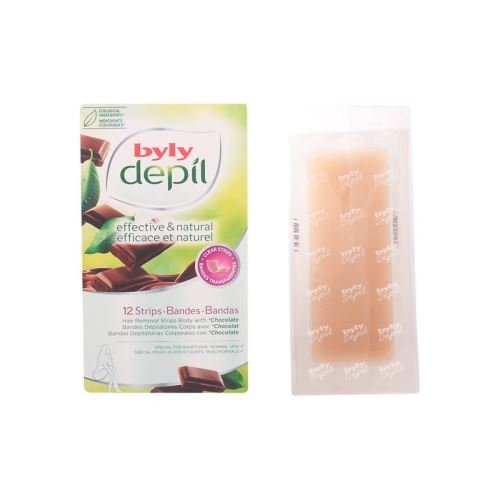 Bandes Épilatoire Corporelles Depil Chocolate Byly (12 uds)