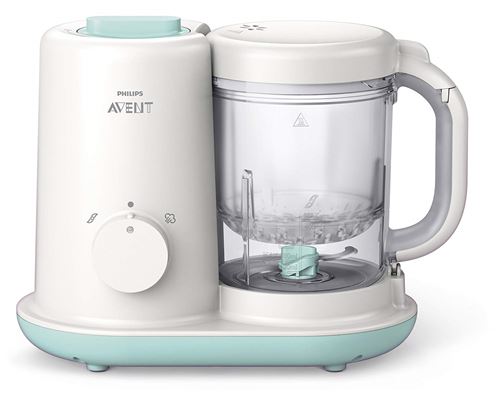 Robot cuiseur-mixeur pour bébé Philips Avent Essential SCF862 Blanc et Menthe