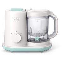 Robot cuiseur-mixeur pour bébé Philips Avent Essential SCF862 Blanc et Menthe