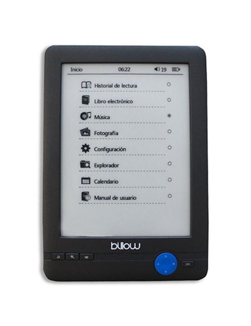e-book billow e-ink 6' touch 4gb gris