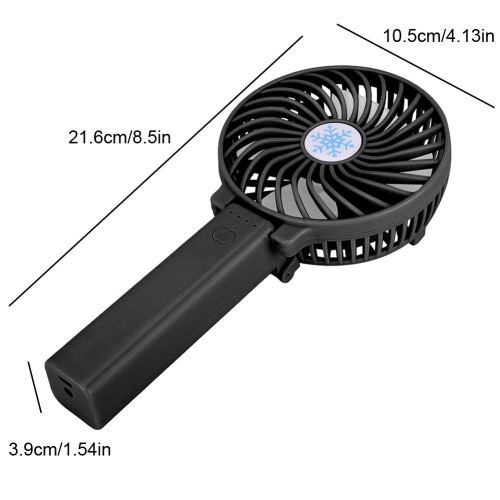 4.5W 5V USB Ventilateur portatif Mini-ventilateur pliable pratique  rechargeable électronique (noir) - Ventilateur et brumisateur extérieur -  Achat & prix