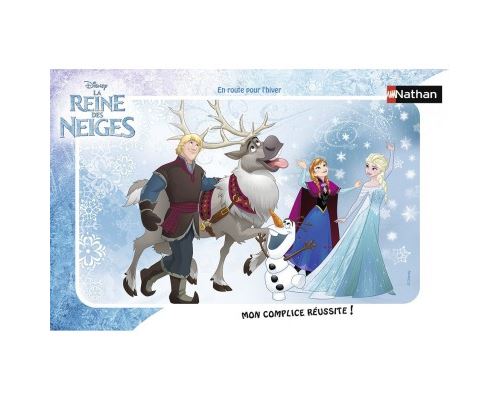 Puzzle cadre 15 pièces Nathan En route pour l'hiver Disney La Reine des Neiges