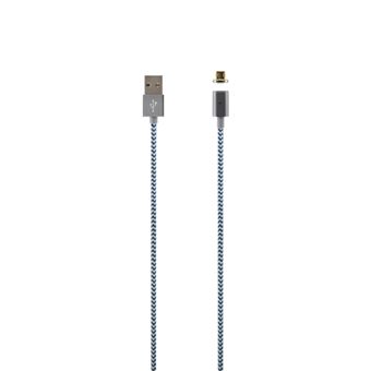 Lot de 3 câbles Micro USB à embout magnétique 1,2m - Câble