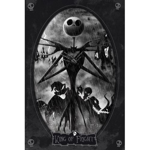 ABYstyle - Disney - L'Etrange Noël de Monsieur Jack - Poster - Portrait de Jack (91,5 x 61 cm)