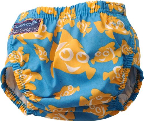 Konfidence couche de natation Aquanappy poisson-clown bleu junior taille unique