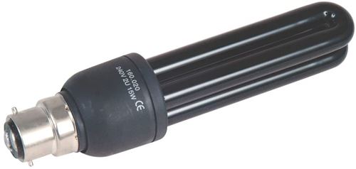 QTX 160.020 15W noir Light UV Energy Saving Lamp
