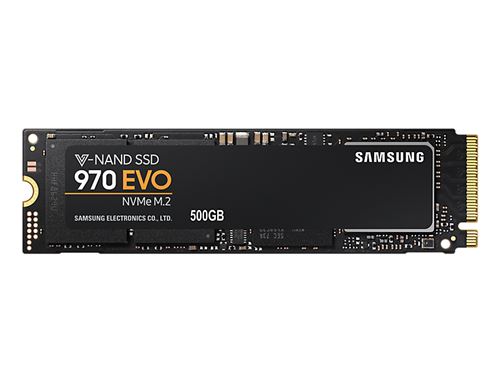 Disque SSD interne Samsung 970 EVO NVMe M.2 500 Go