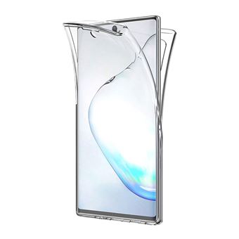Coque pour Samsung Galaxy NOTE 10 PLUS - Housse Etui Gel TPU Silicone Intégrale Transparent Deux Parties Avant Arrière Emboitable Phonillico® - 1