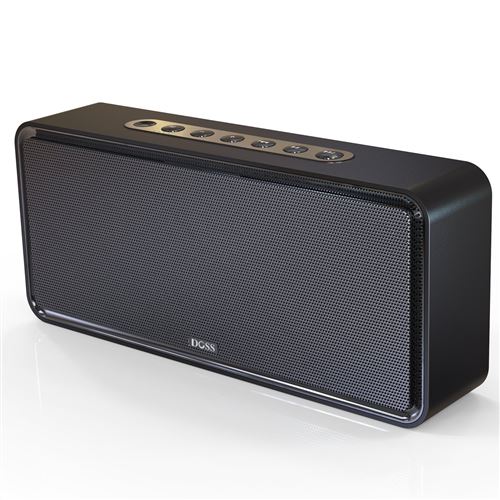 DOSS Enceinte Bluetooth SoundBox XL - Qualité Sonore Haute Définition Stéréo - Noir