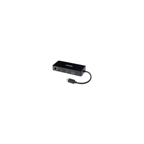 Chargeur & batterie portable Toshiba Pa5272u-2prp Usb 3.0 (3.1 Gen 1) Type-c Noir Hub & Concentrateur