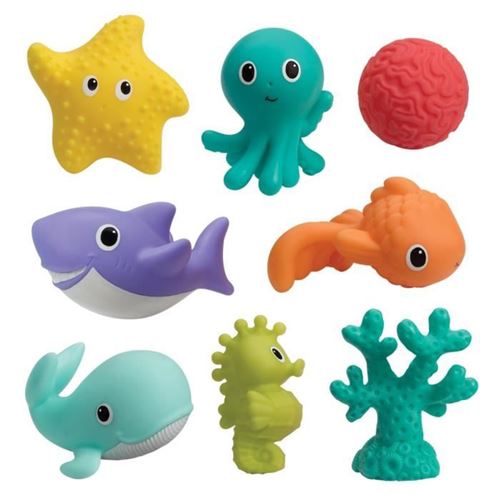 Coffret jouets de bain Aquarium (8 pièces) - Image 2