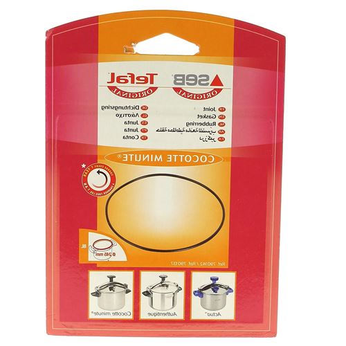 Joint pour Cocotte 8 L - Seb - Noir - Silicone