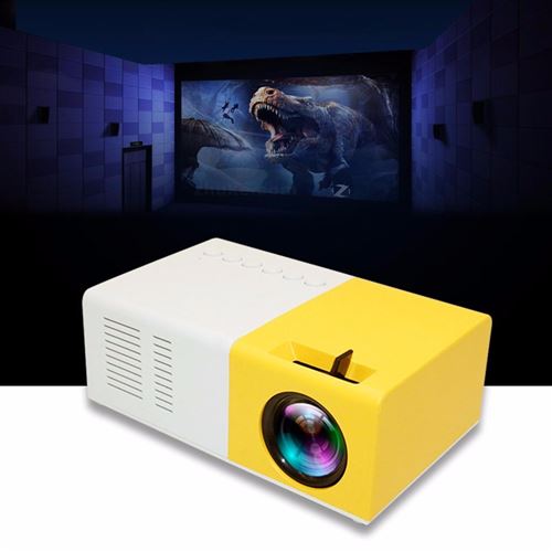 Generic Mini Vidéoprojecteur Portable LED Full HD 1080P Home Cinéma à prix  pas cher