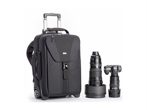 Valise à roulettes pour Appareil photo avec objectifs et Tablette/Notebook Think Tank Airport TakeOff V2.0 Gris et noir