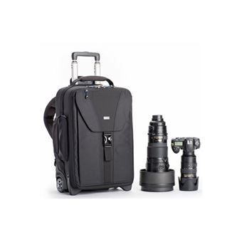 Valise à roulettes pour Appareil photo avec objectifs et Tablette/Notebook Think Tank Airport TakeOff V2.0 Gris et noir