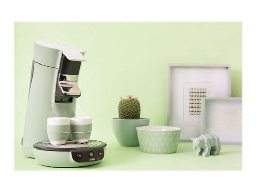 Philips Senseo Viva Cafe HD7829 Machine a cafe 1 bar 6 tasses vert desert Achat prix fnac